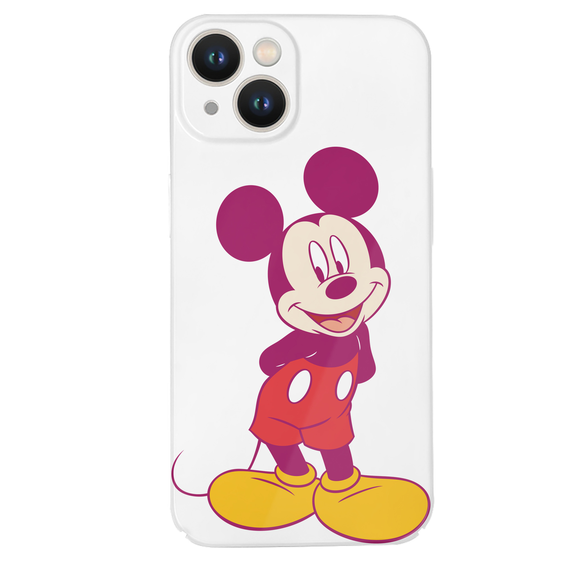 （画像用） ミッキーマウス Mickey Mouse 【iPhone 14シリーズ対応】ハードケース